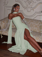 Mint Green Strapless Maxi Dress Prestige Collection Limited Edition