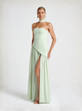 Mint Green Strapless Maxi Dress Prestige Collection Limited Edition