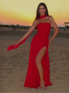 Crimson Collection Maxi Dress Strapless Bodice Exclusive