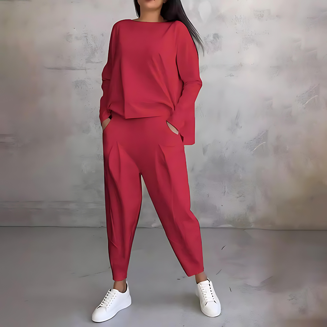 Mila Two Piece Premium Luxe Jersey Set Collection Limited Edition