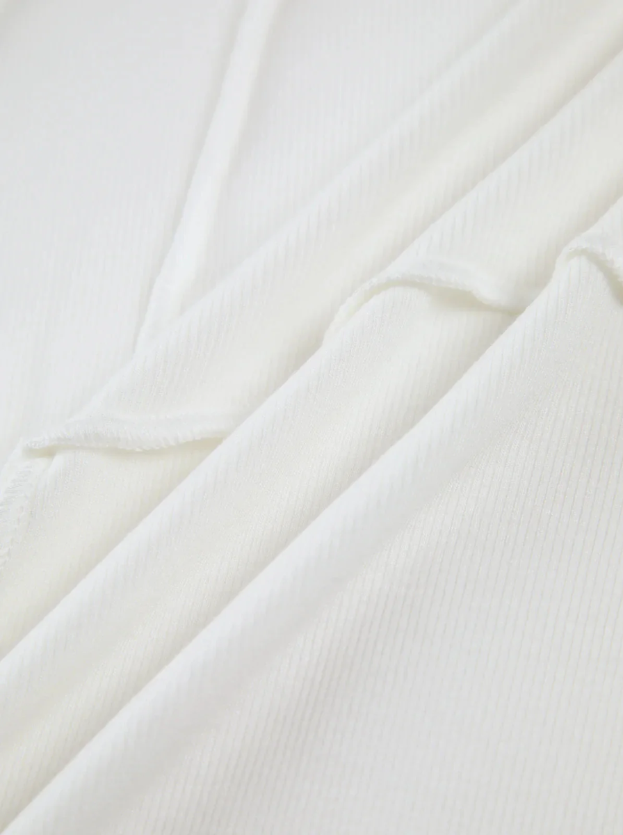 Architecturally Ribbed Long Sleeve Top Transform Your Basics Collection Exclusive