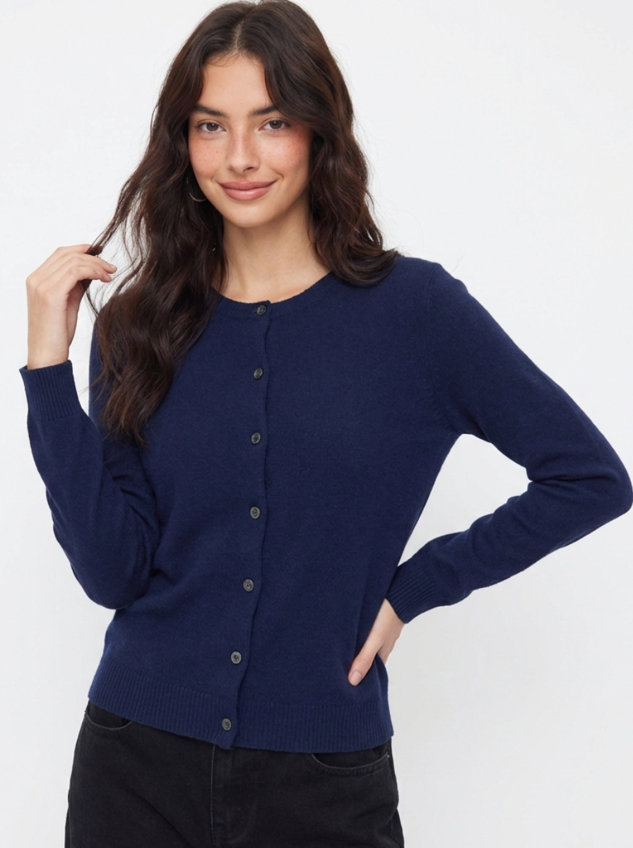 Cashmere Blend Button Cardigan Women Luxe Collection Exclusive