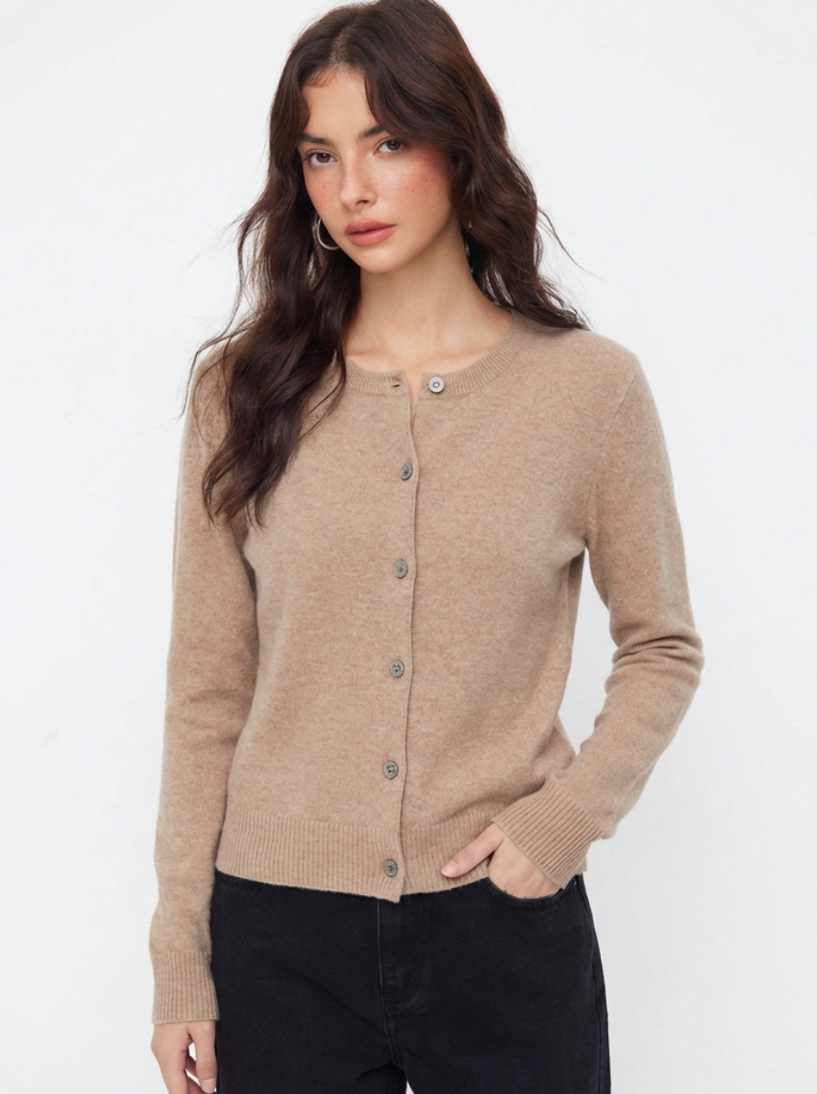 Cashmere Blend Button Cardigan Women Luxe Collection Exclusive