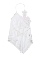 Halter Neck Top Broderie Anglaise Lace Artisan Crochet Limited Edition