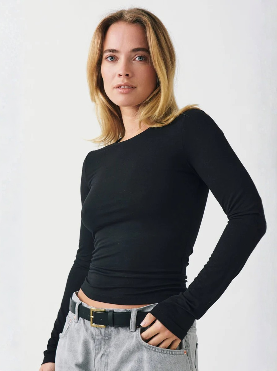 Buttery Soft Jersey Long Sleeve Shirt Women Exclusive Collection