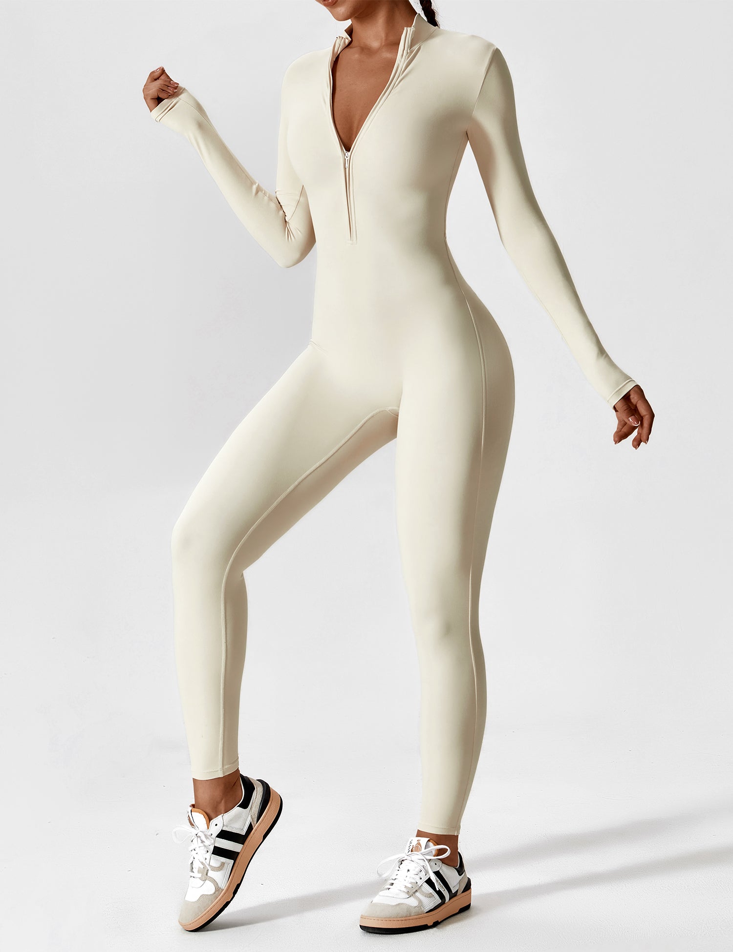 Willow Silk Crepe Long Sleeve Jumpsuit For Women Exclusive Edition