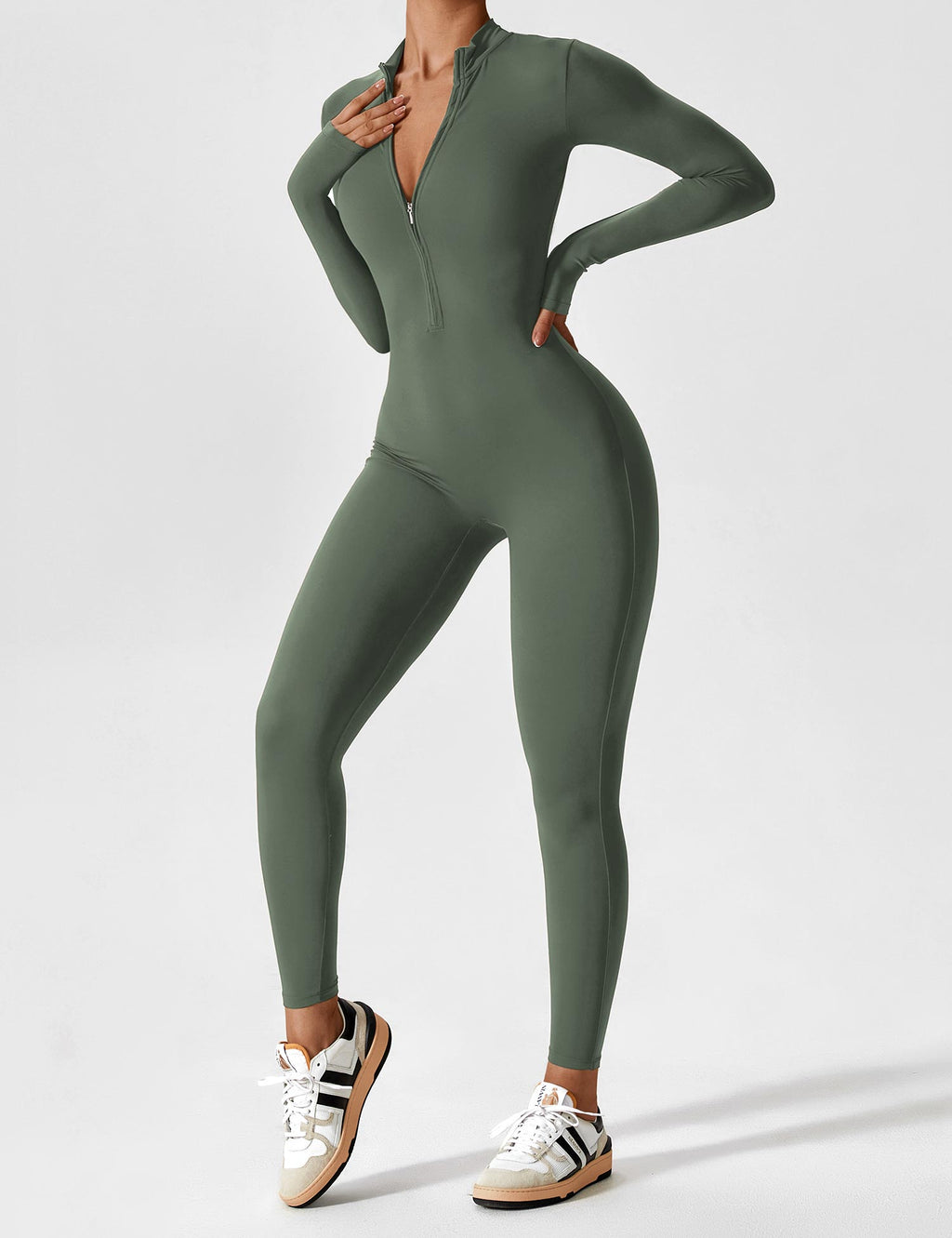 Willow Silk Crepe Long Sleeve Jumpsuit For Women Exclusive Edition